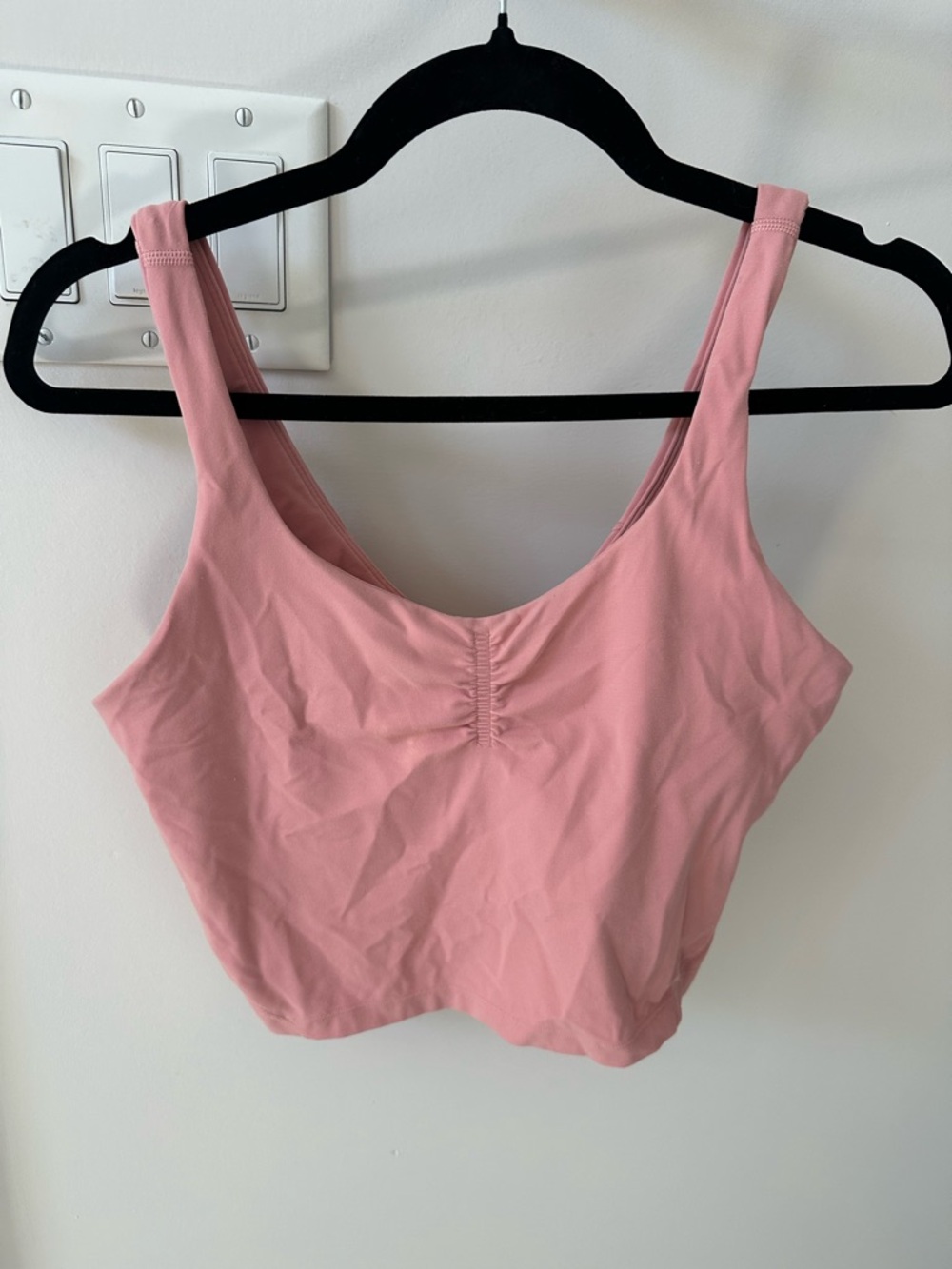 lululemon athletica Dusty Pink Scoop Align Crop Tank